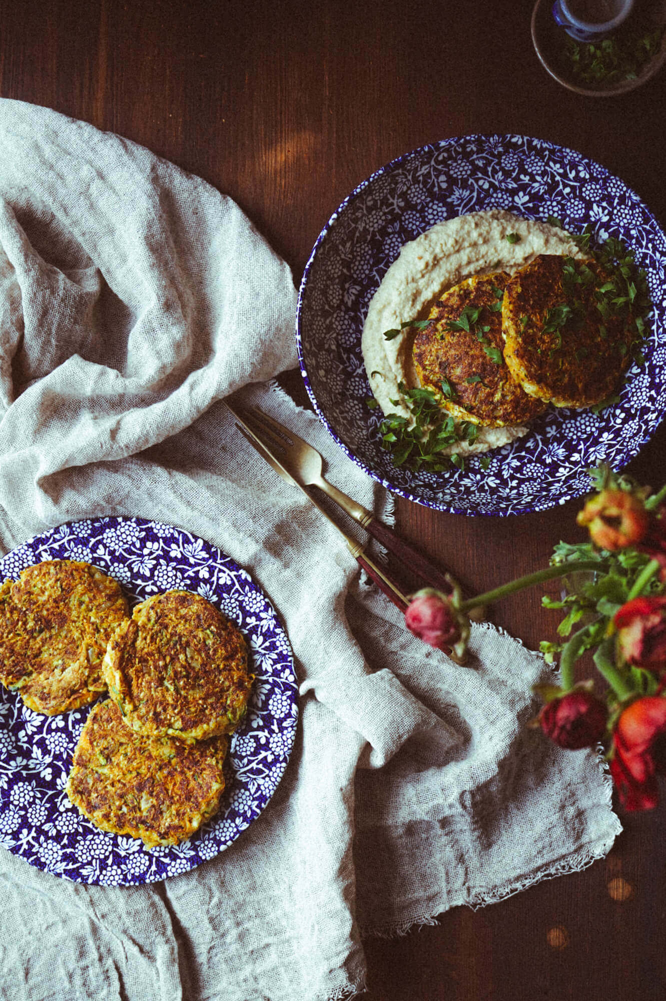 Vegan &amp; saisonal | Zucchini-Karotten-Puffer
