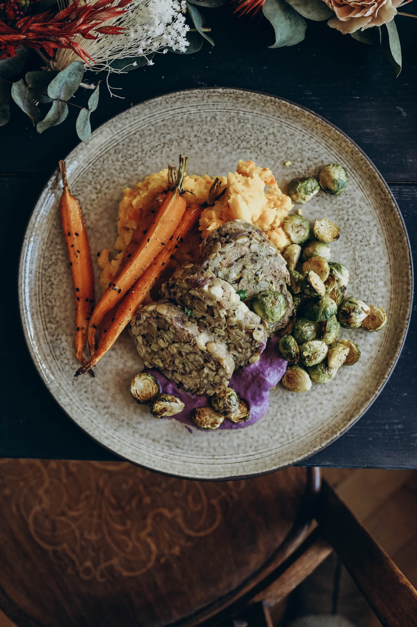 Eiweißreiche Serviettenknödel