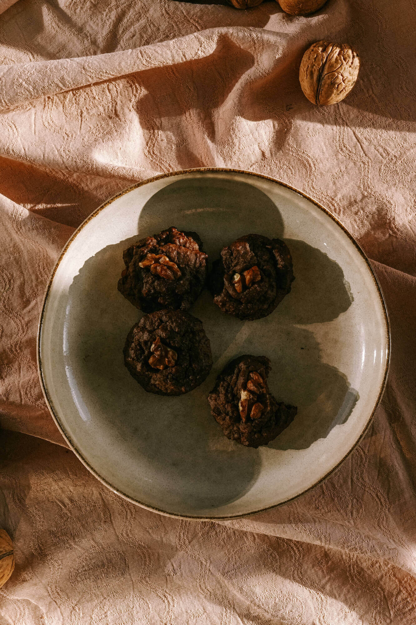 Vegane, glutenfreie Schoko-Erbsen-Cookies 