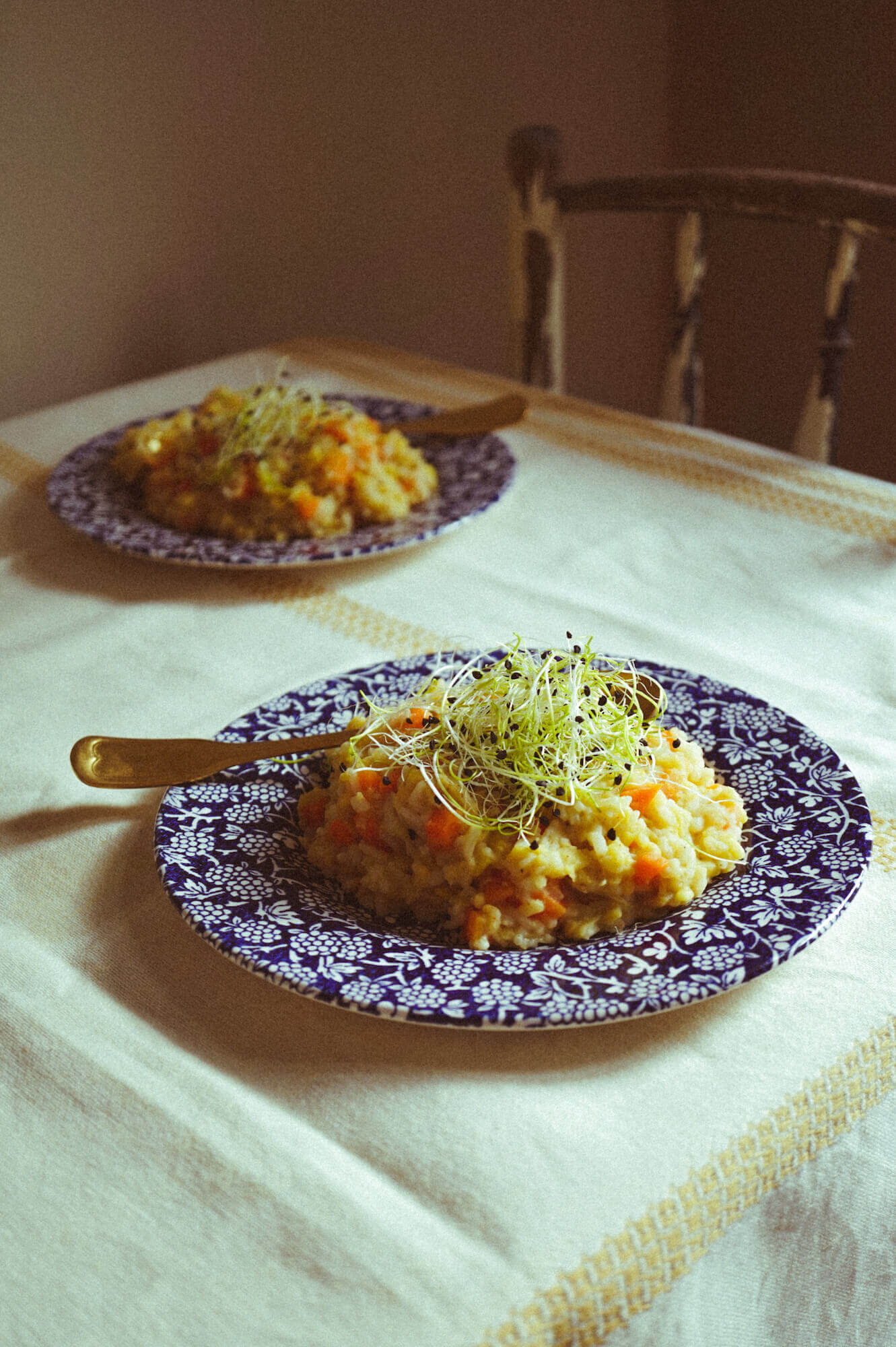 Ein ayurvedischer Klassiker: Kitchari mit Karotten und Lauch