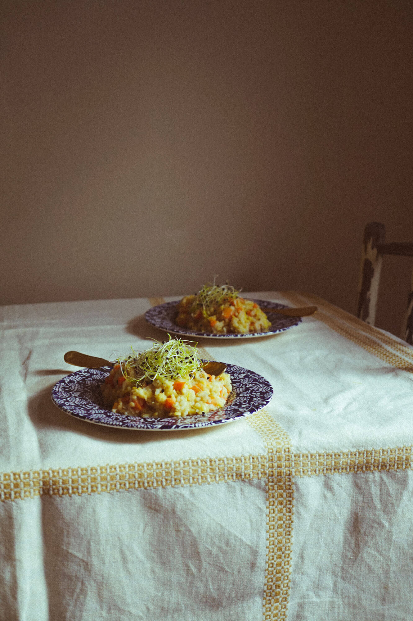 Ein ayurvedischer Klassiker: Kitchari mit Karotten und Lauch