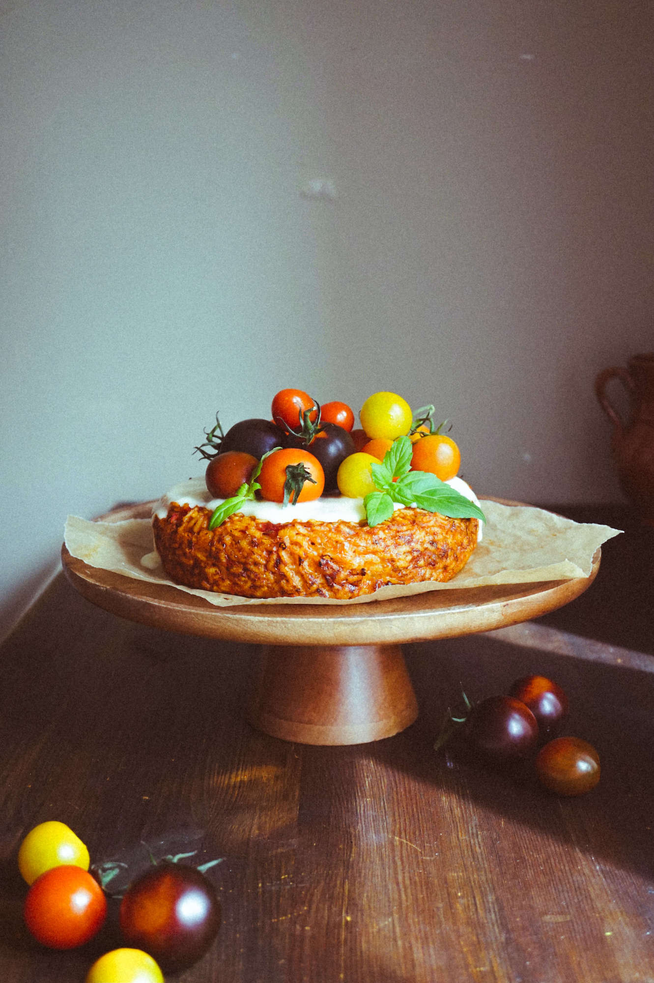 Veganes Sartù Di Riso Reiskuchen 